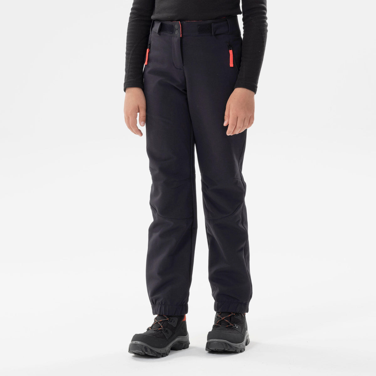 Quechua CHILDREN'S HIKING WARM WATER REPELLENT TROUSERS 