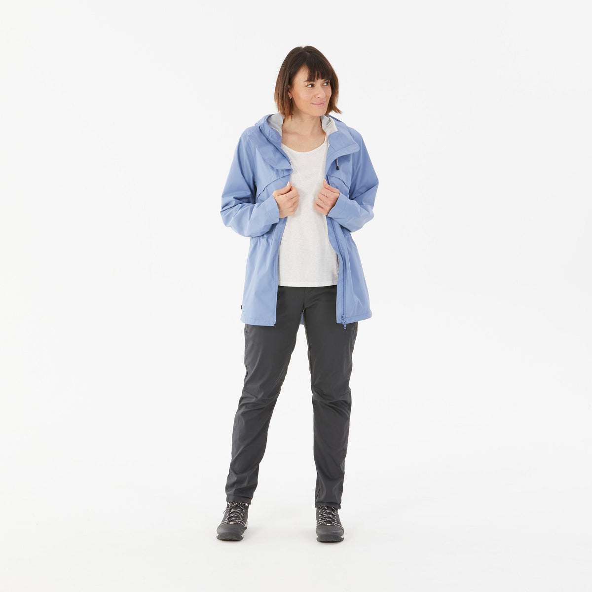 Quechua Veste Imperméable De Randonnée - NH500 Imper 