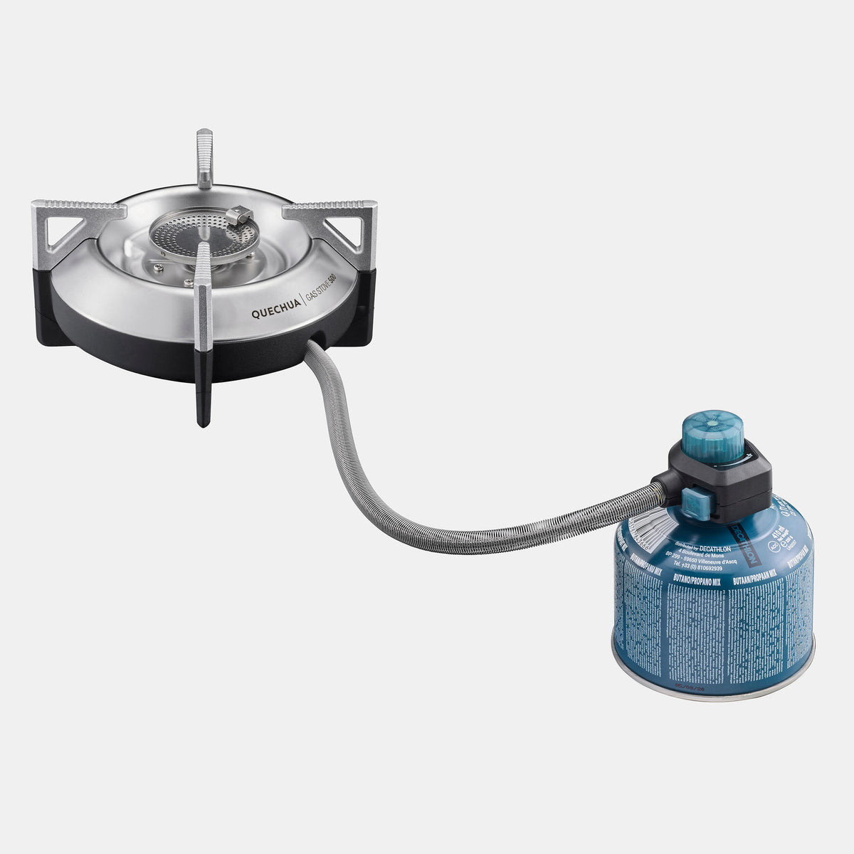 Quechua Remote Camping Gas Stove With Integrated Lighter - MH500