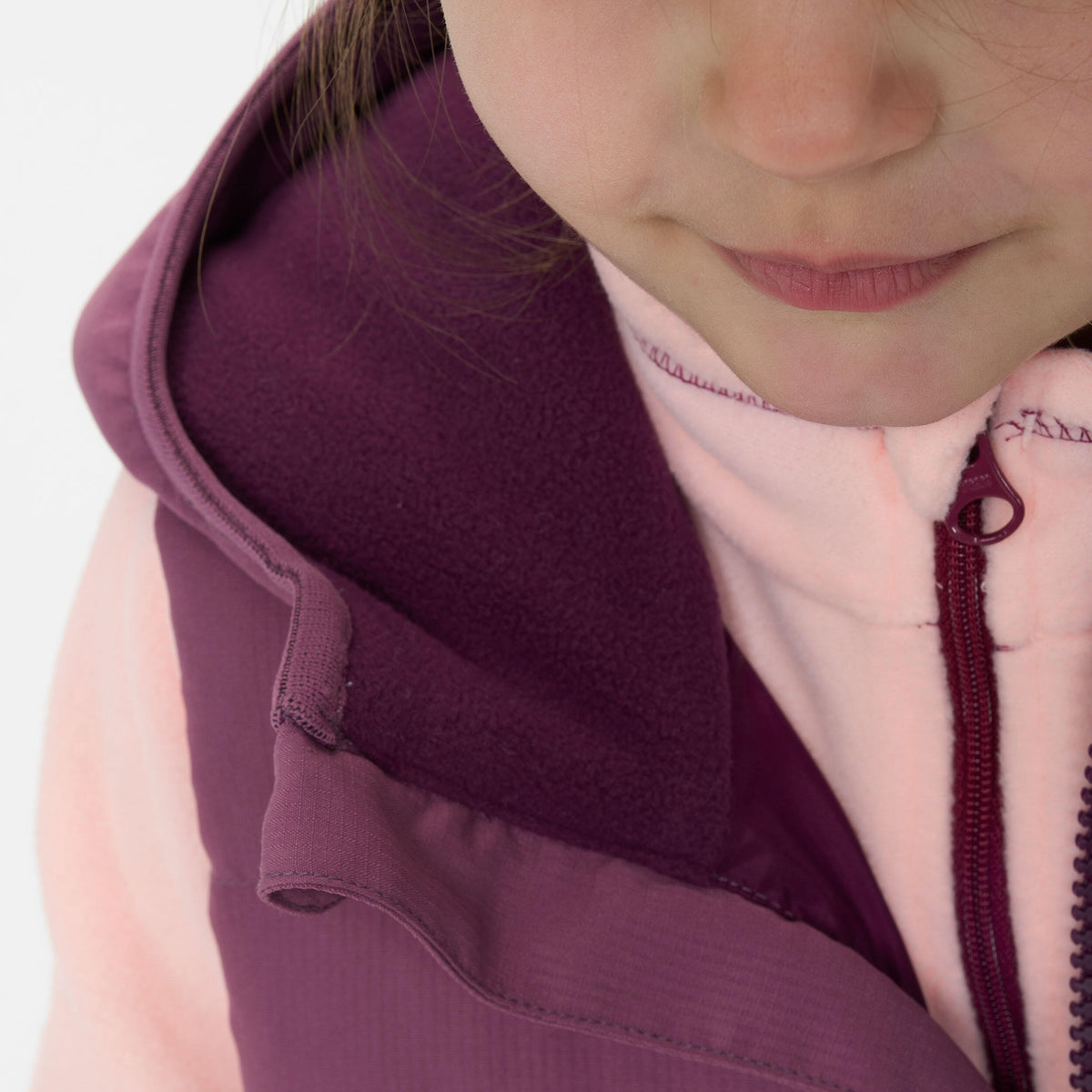 Quechua Kids’ Hiking Sleeves Padded Jacket - Age 2-6 Years 