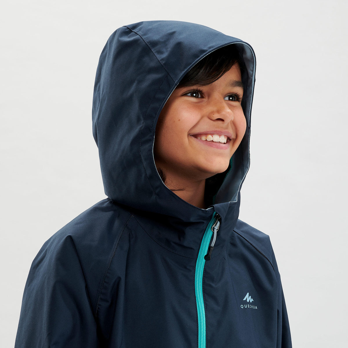 Quechua Kids’ Waterproof Hiking Jacket - MH500 Aged 7-15 