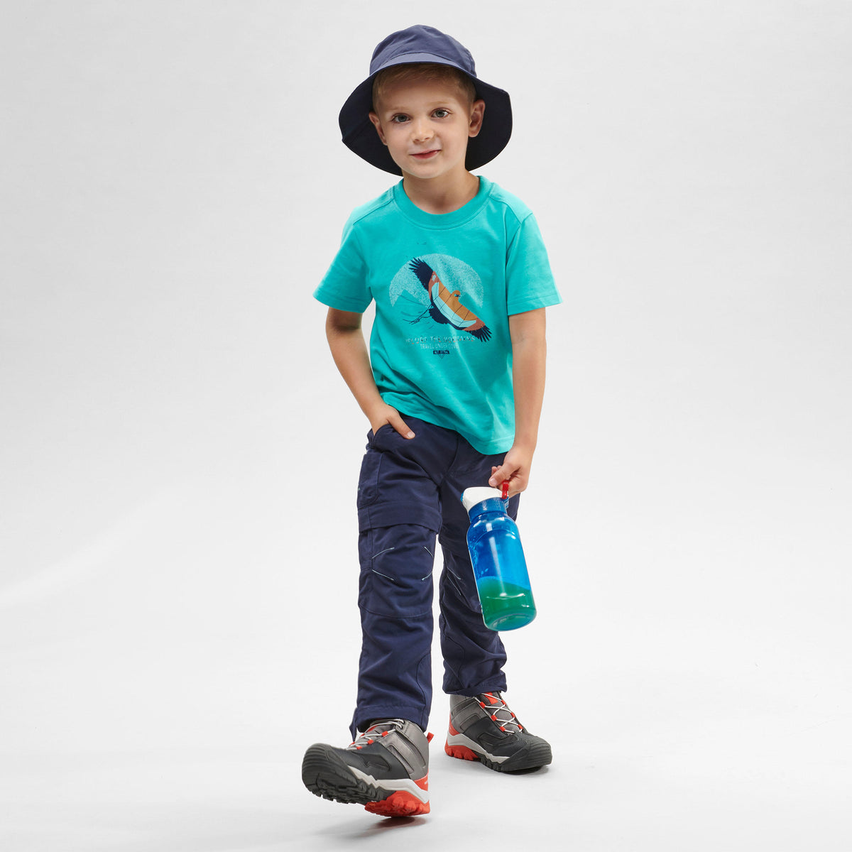 Quechua Kids' Hiking Zip-Off Trousers MH500 2