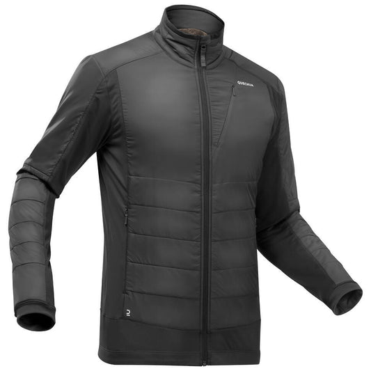 Quechua Refurbished Men’s Hybrid Warm Hiking Fleece Jacket SH900 X-Warm 