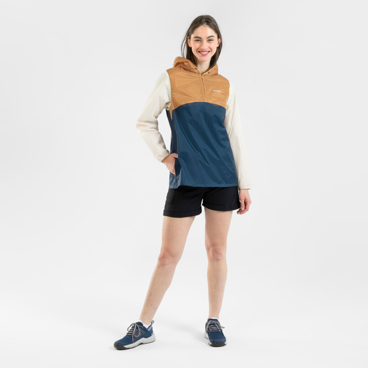 Quechua Women's Windproof And Water-repellent Hiking Jacket 
