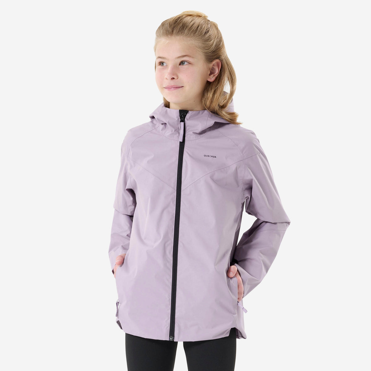 Quechua Kids’ Hiking Waterproof Jacket MH500 7-15 Years 