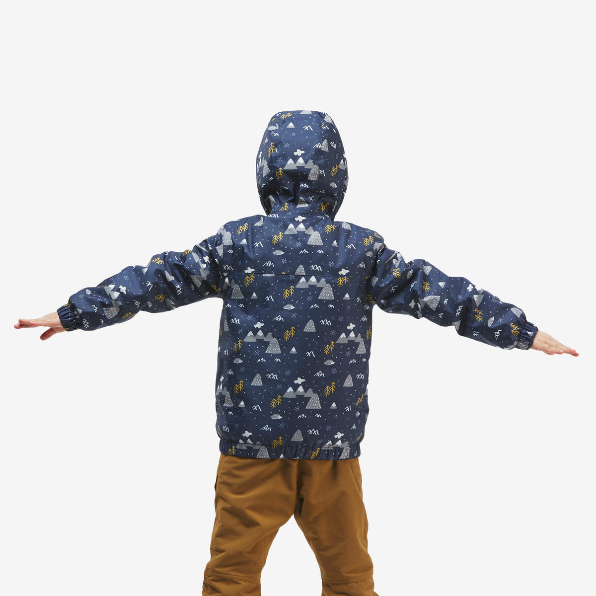 Quechua KIDS’ WATERPROOF WINTER HIKING JACKET - SH100 - 2