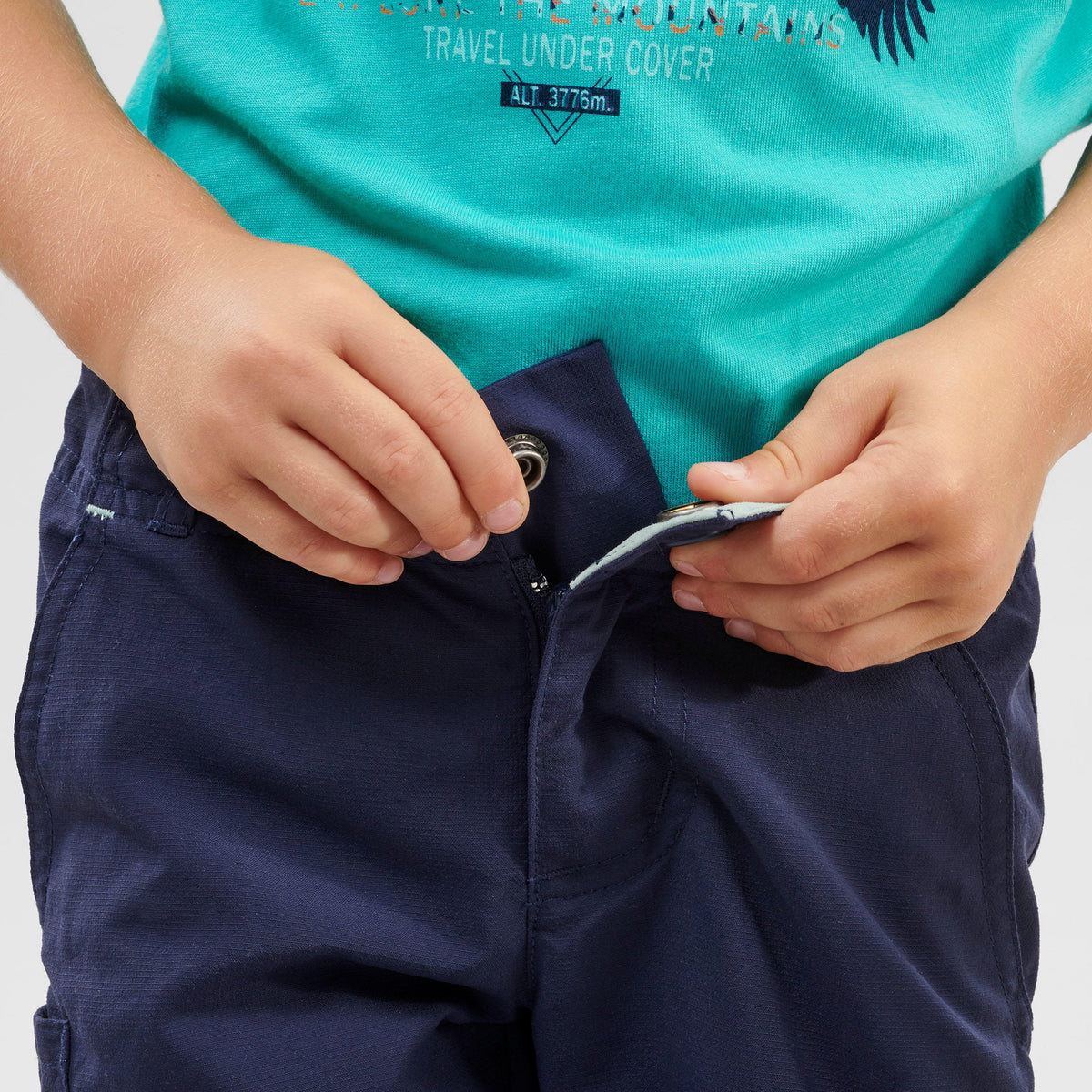 Quechua Kids' Hiking Zip-Off Trousers MH500 2