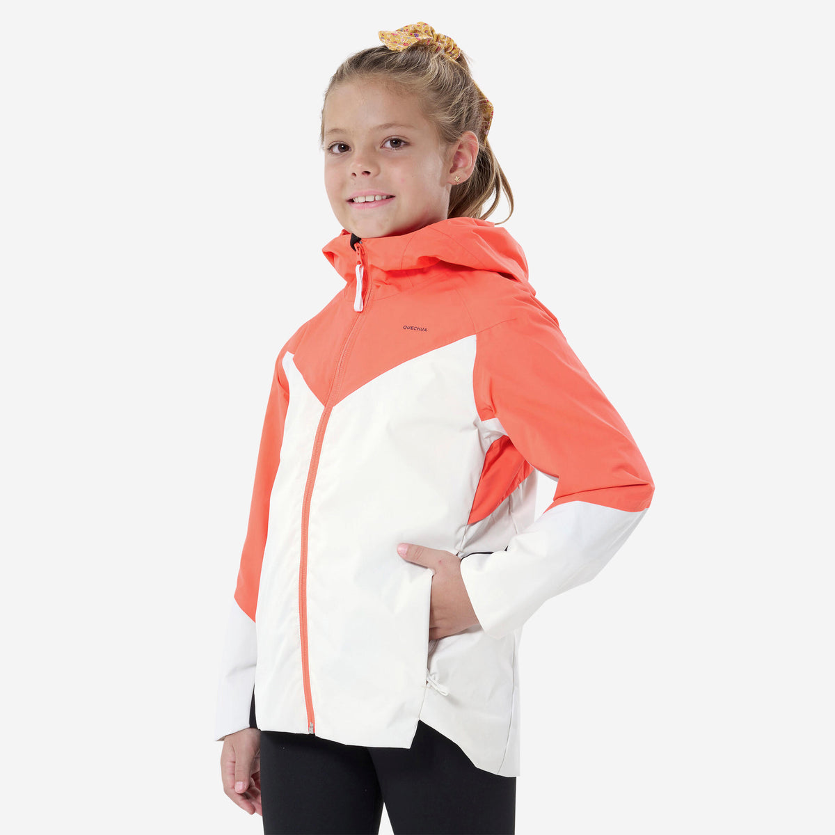 Quechua Kids’ Hiking Waterproof Jacket MH500 7-15 Years 