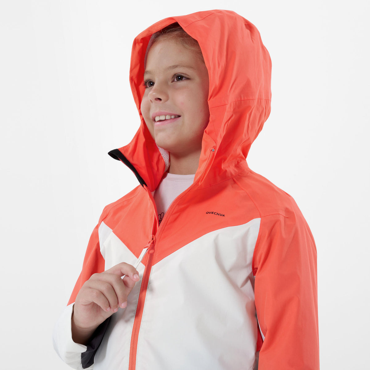 Quechua Kids’ Hiking Waterproof Jacket MH500 7-15 Years 