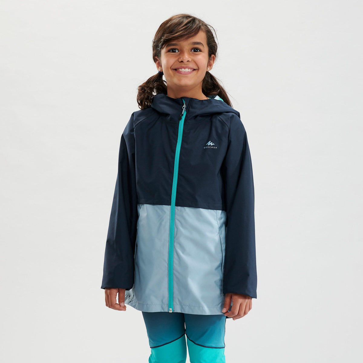 Quechua Kids’ Waterproof Hiking Jacket - MH500 Aged 7-15 