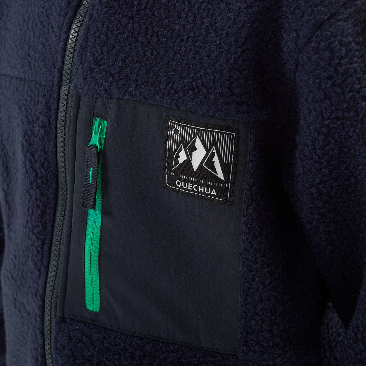Quechua Kids' 7-15 Years Hiking Warm Fleece Jacket MH500 