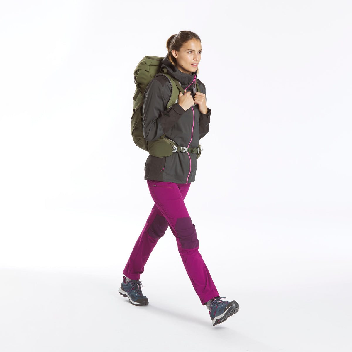 Quechua Women's Waterproof Mountain Walking Jacket 
