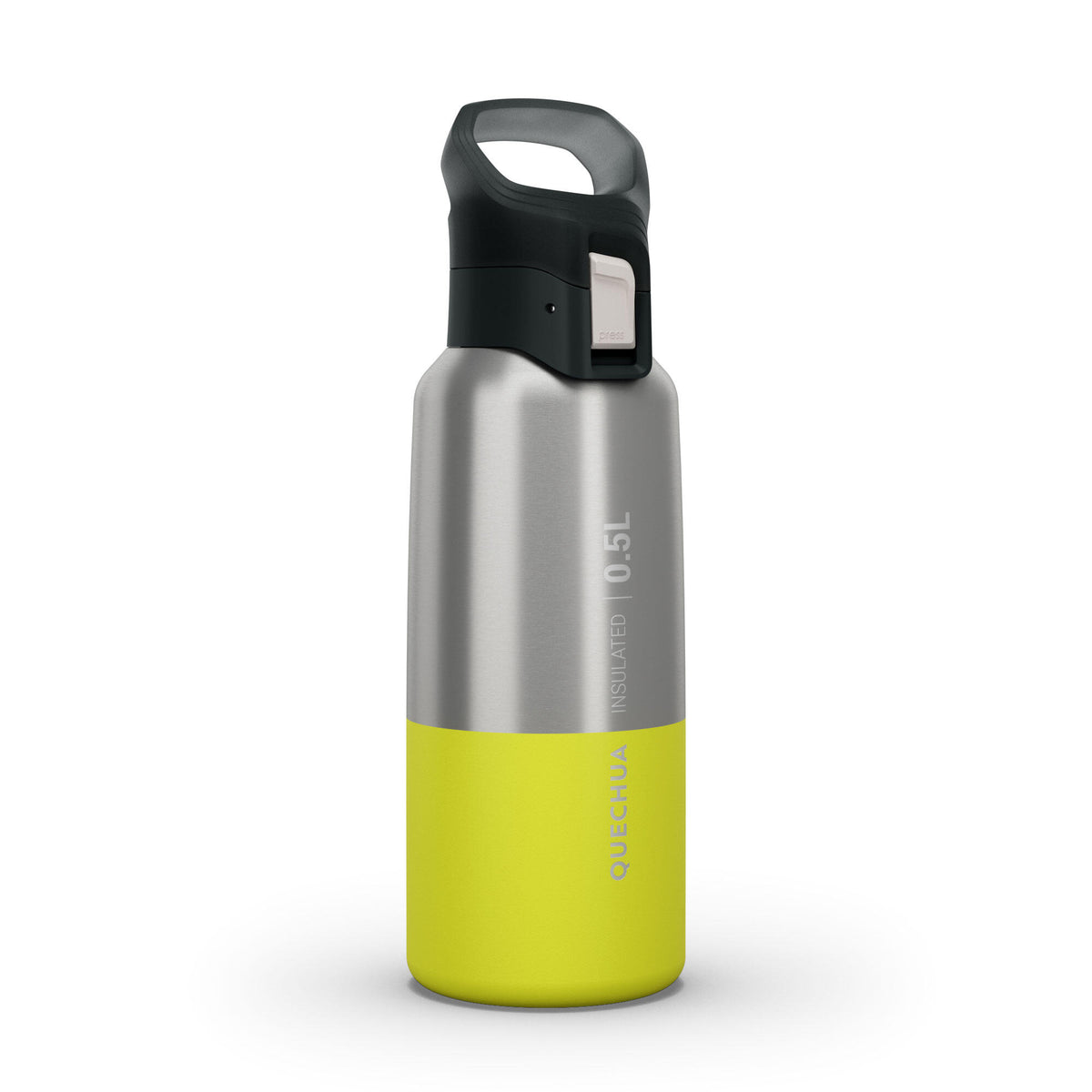 Quechua Isothermal Stainless Steel Hiking Flask MH500 0.5 L Turquoise