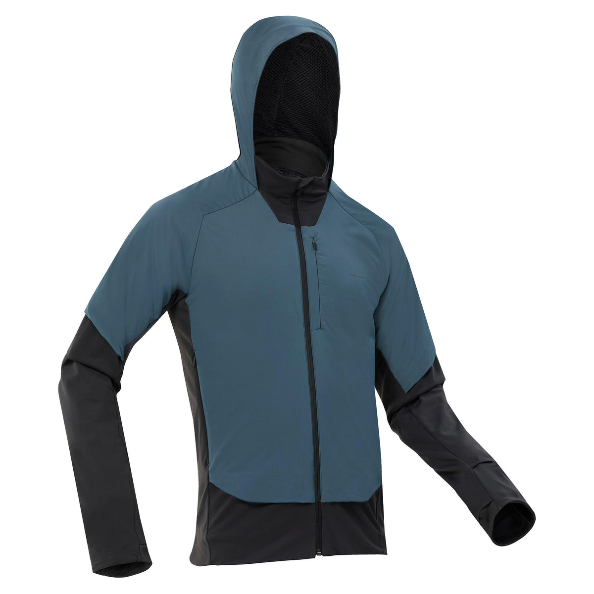 Quechua Men’s Hiking Hybrid Hooded Fleece Jacket 