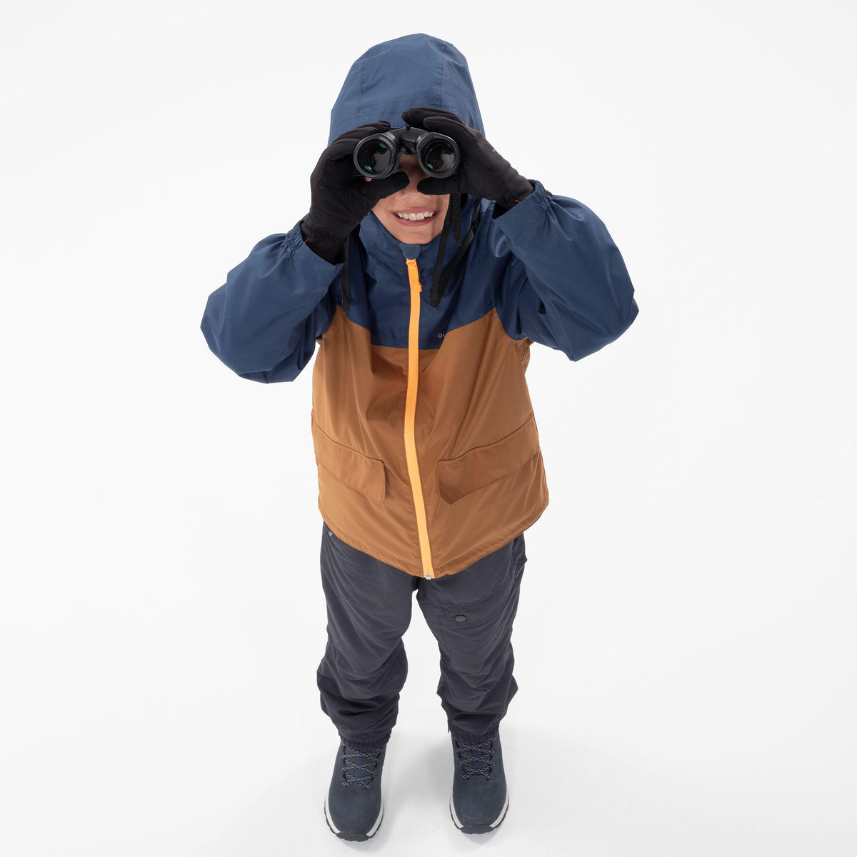Quechua KIDS’ WARM AND WATERPROOF 3-in-1 HIKING JACKET - SH100 -0.5°C - 7