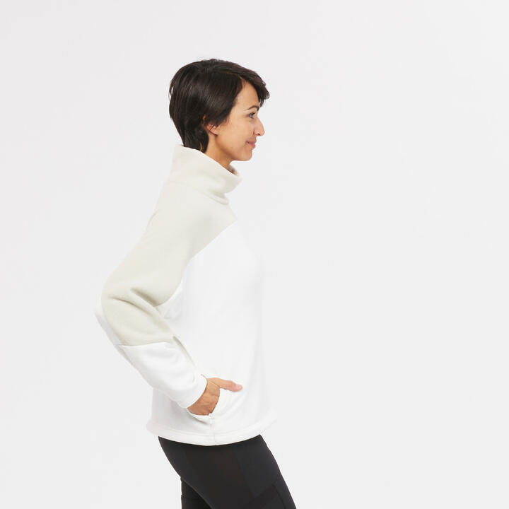 Quechua REFURBISHED WOMENS WARM HIKING FLEECE - SH100 X-WARM