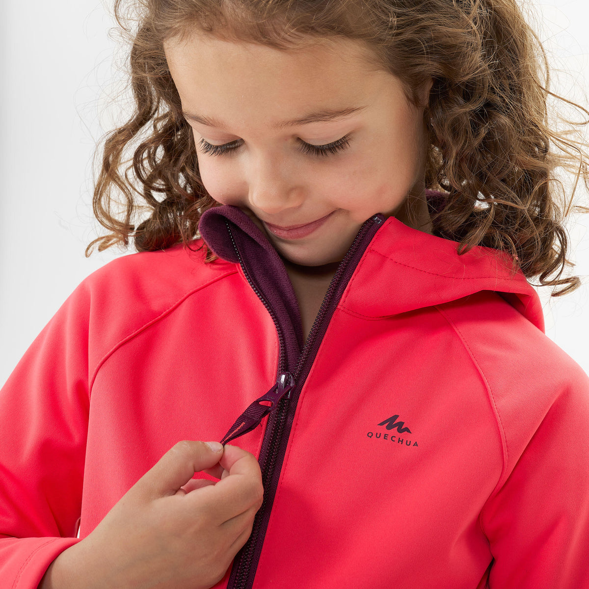 Quechua Kids’ Softshell Hiking Jacket MH550 2-6 Years 