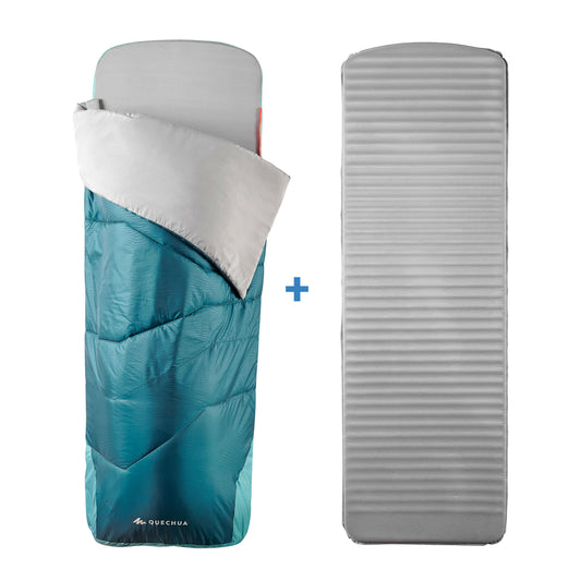 Quechua 2-in-1 Sleeping Bag And Sleeping Bed 