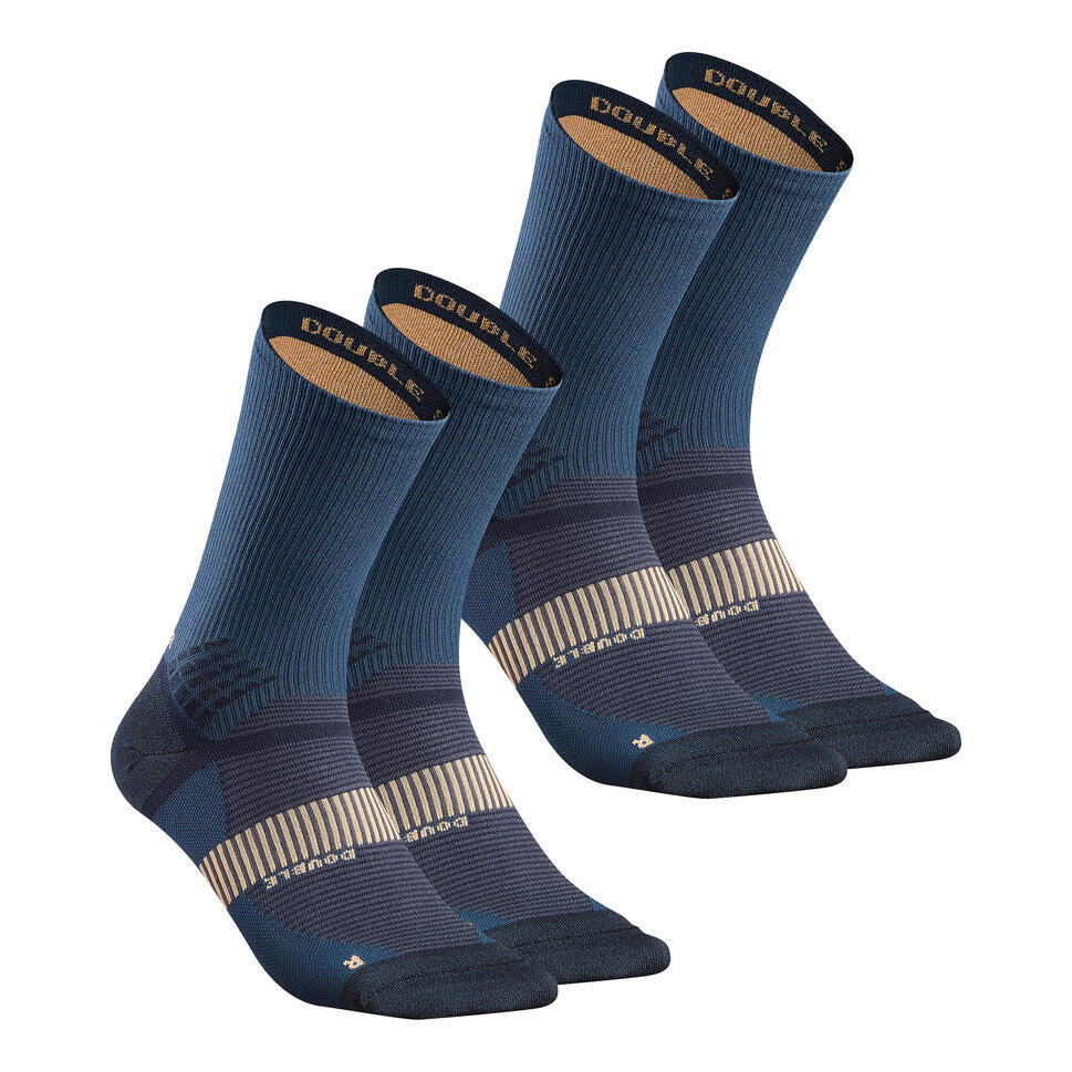 Quechua Refurbished Hiking Socks 2 Pairs 