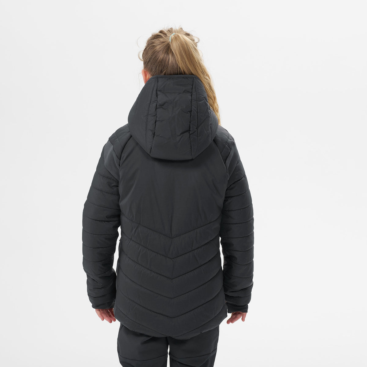 Quechua KIDS’ PADDED HIKING JACKET AGES 7-15 - HYBRID 