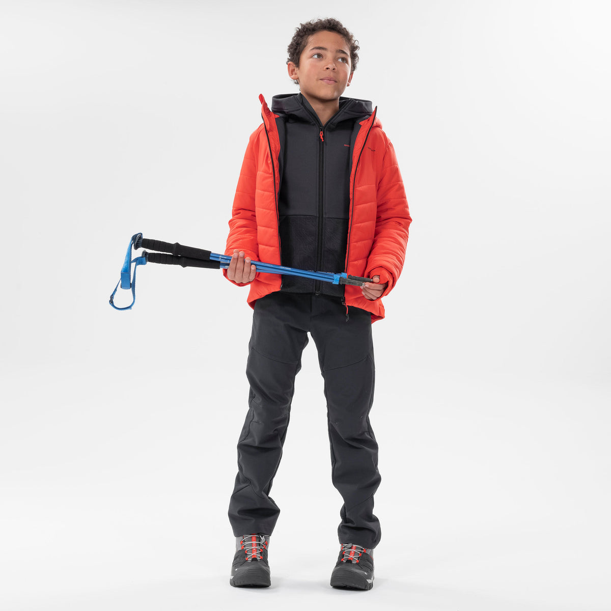 Quechua KIDS’ HIKING FLEECE JACKET - MH500 AGED 7-15 