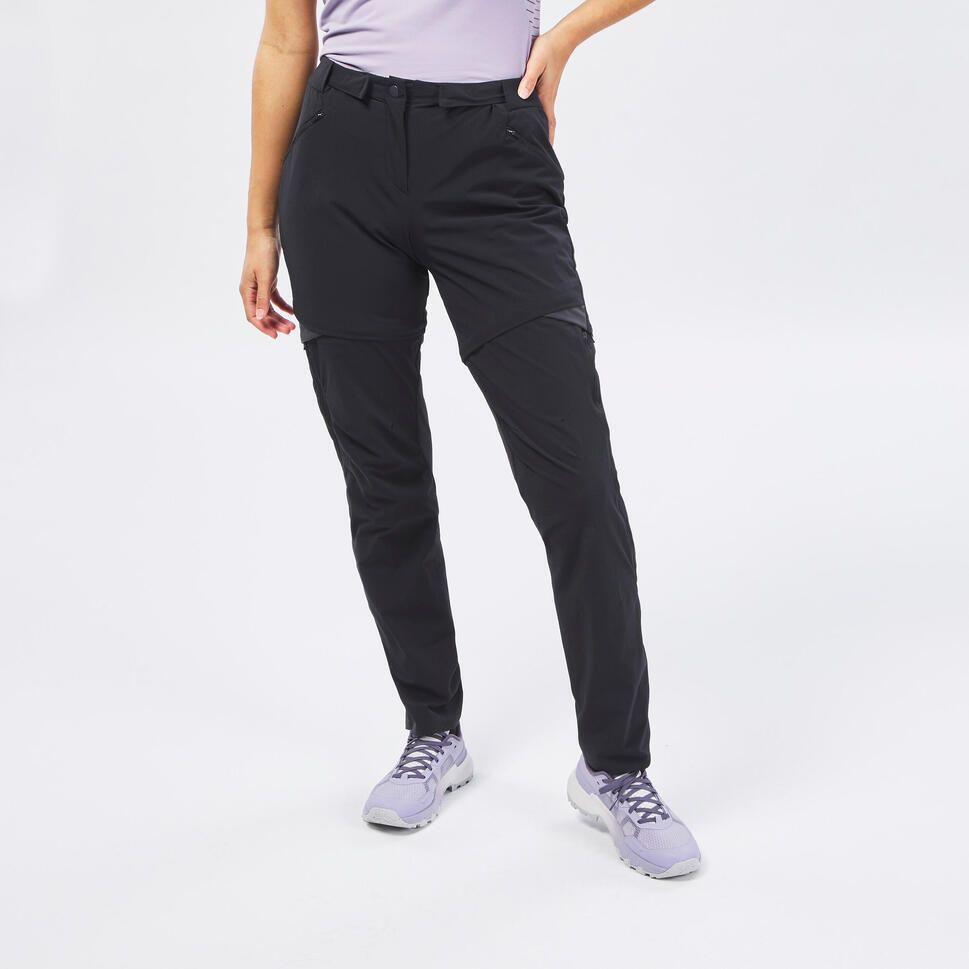 Quechua Refurbished Women’s Mountain Walking Modular Trousers - MH550 