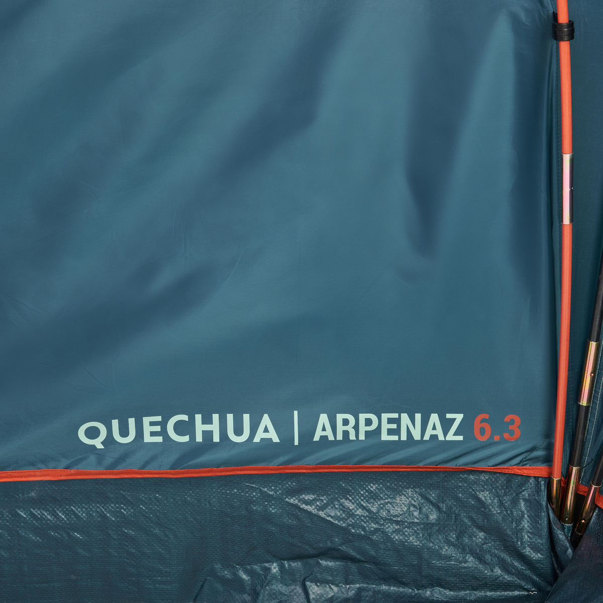 Quechua 6 Man Tent With Poles - Arpenaz 6.3