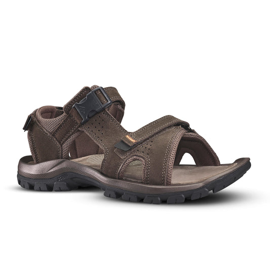 Quechua Men's Leather Walking Sandals - NH120 