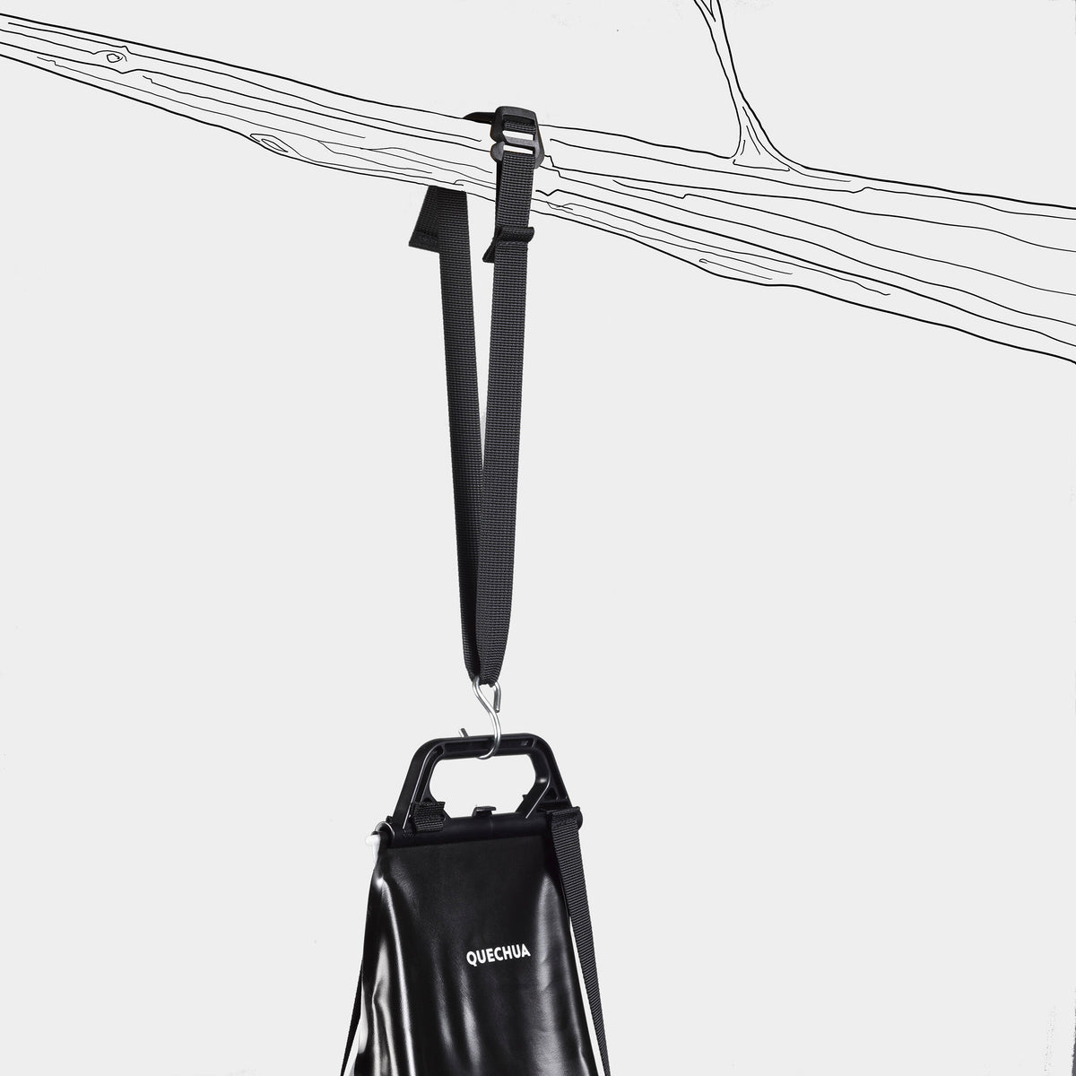 Quechua SOLAR CAMPING SHOWER - 10 LITRES