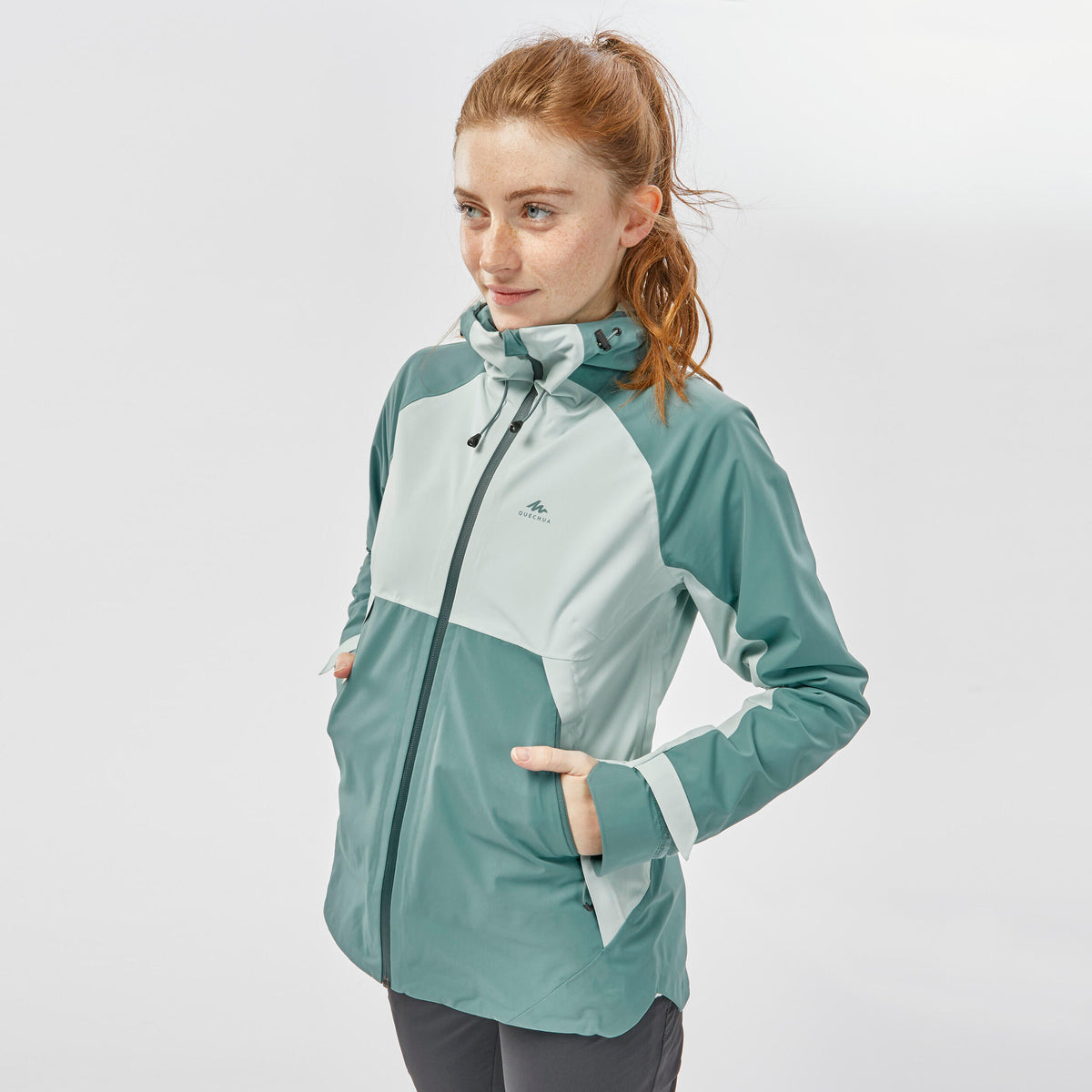 Quechua Women's Waterproof Mountain Walking Jacket 