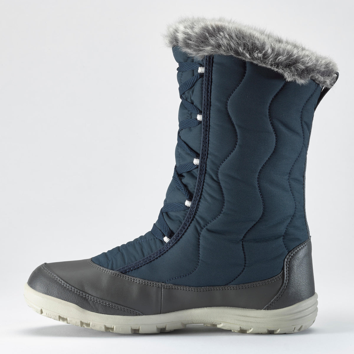 Quechua Women's Warm Waterproof Snow Lace-Up Boots - SH500 X