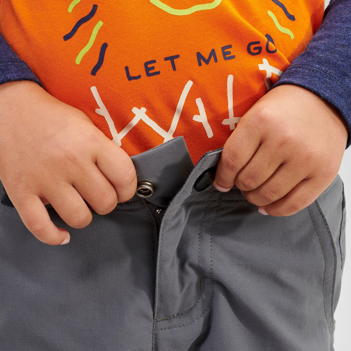 Quechua Kids' Hiking Zip-Off Trousers MH500 2