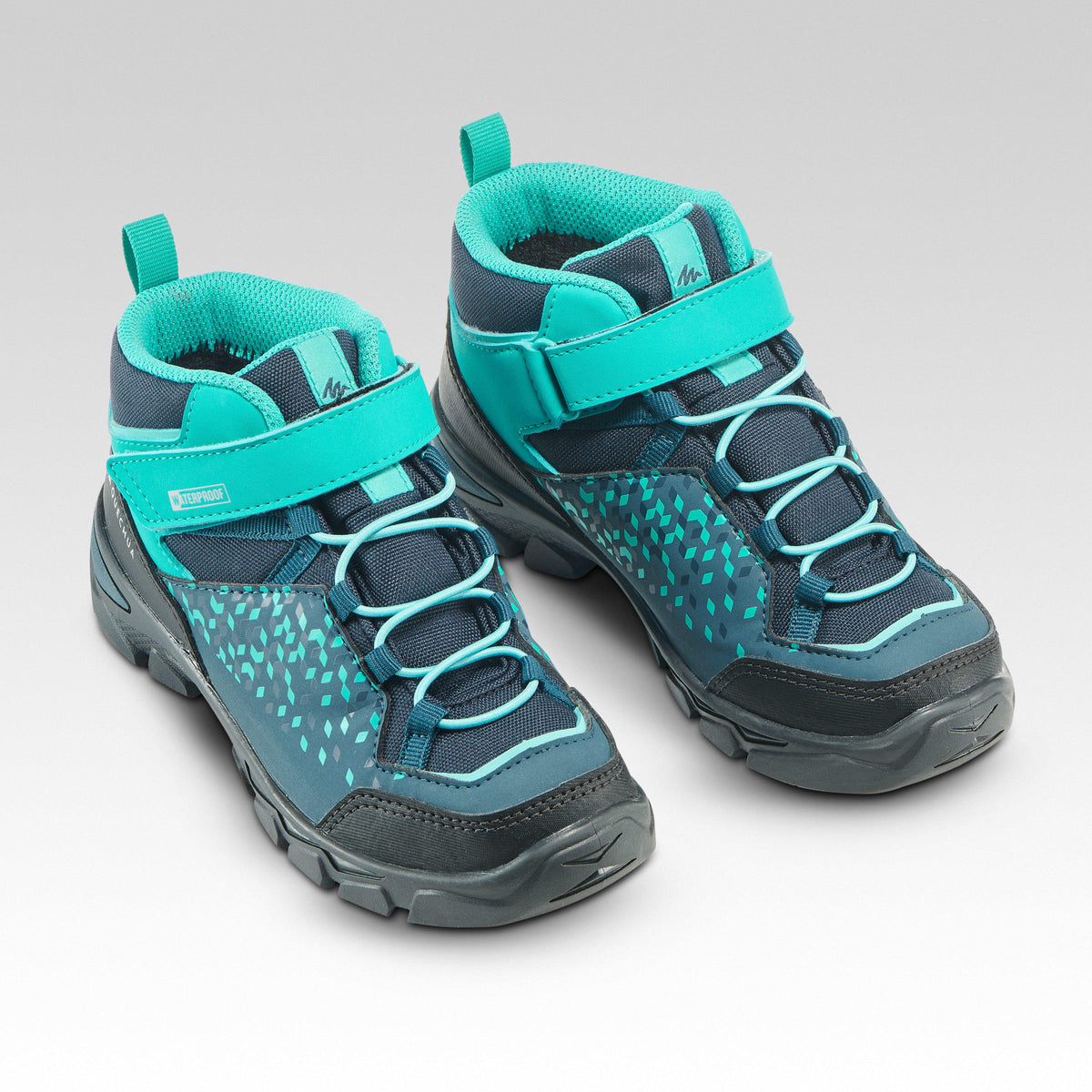 Quechua Kids’ Waterproof Hiking Shoes - MH120 MID 28 TO 34 