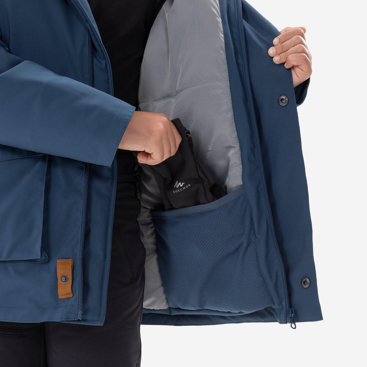 Quechua KIDS’ WARM AND WATERPROOF HIKING PARKA - SH900 -23°C - 7