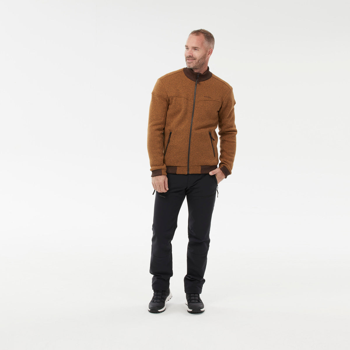 Quechua Men’s Warm Fleece Hiking Jacket 