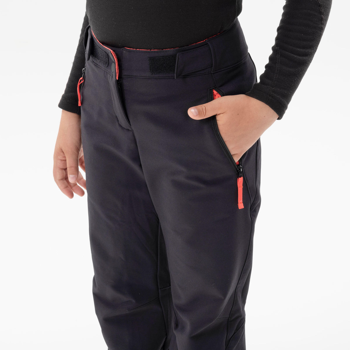 Quechua CHILDREN'S HIKING WARM WATER REPELLENT TROUSERS 
