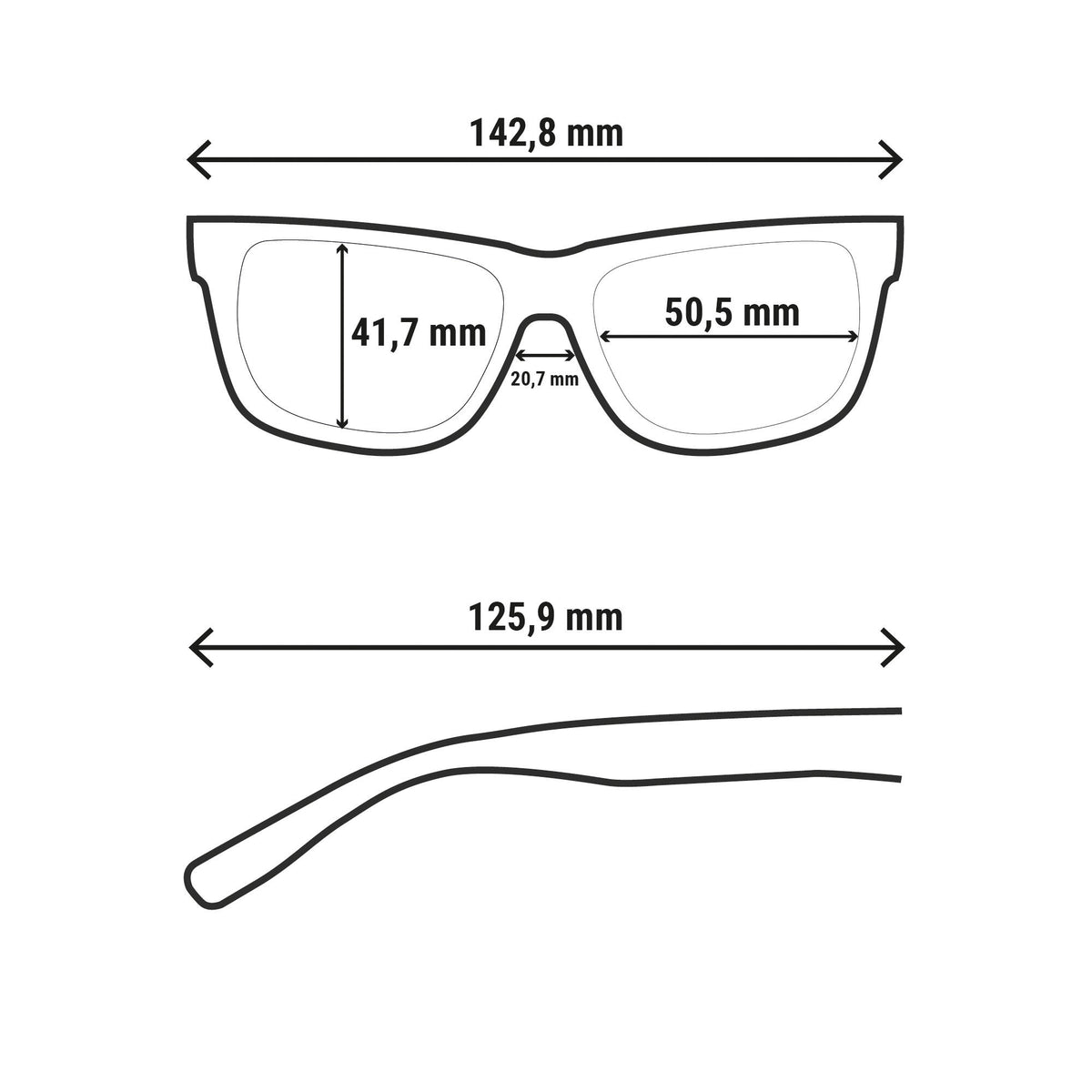 Quechua Adult Category 3 Sunglasses 