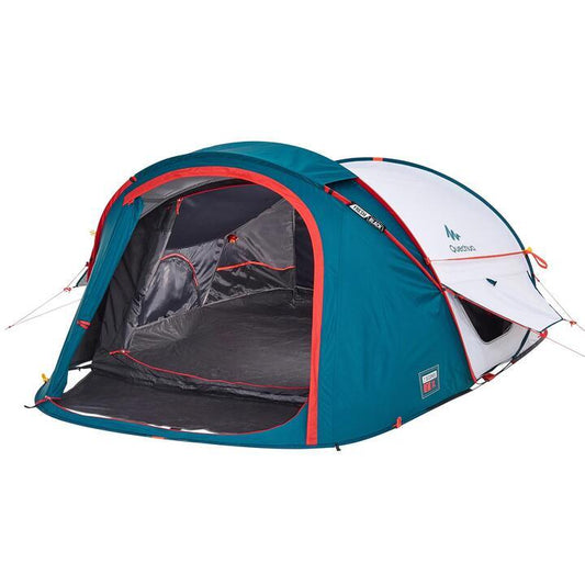 Quechua REFURBISHED 2 PERSON BLACKOUT POP-UP TENT - 2 SECONDS XL FRESH 