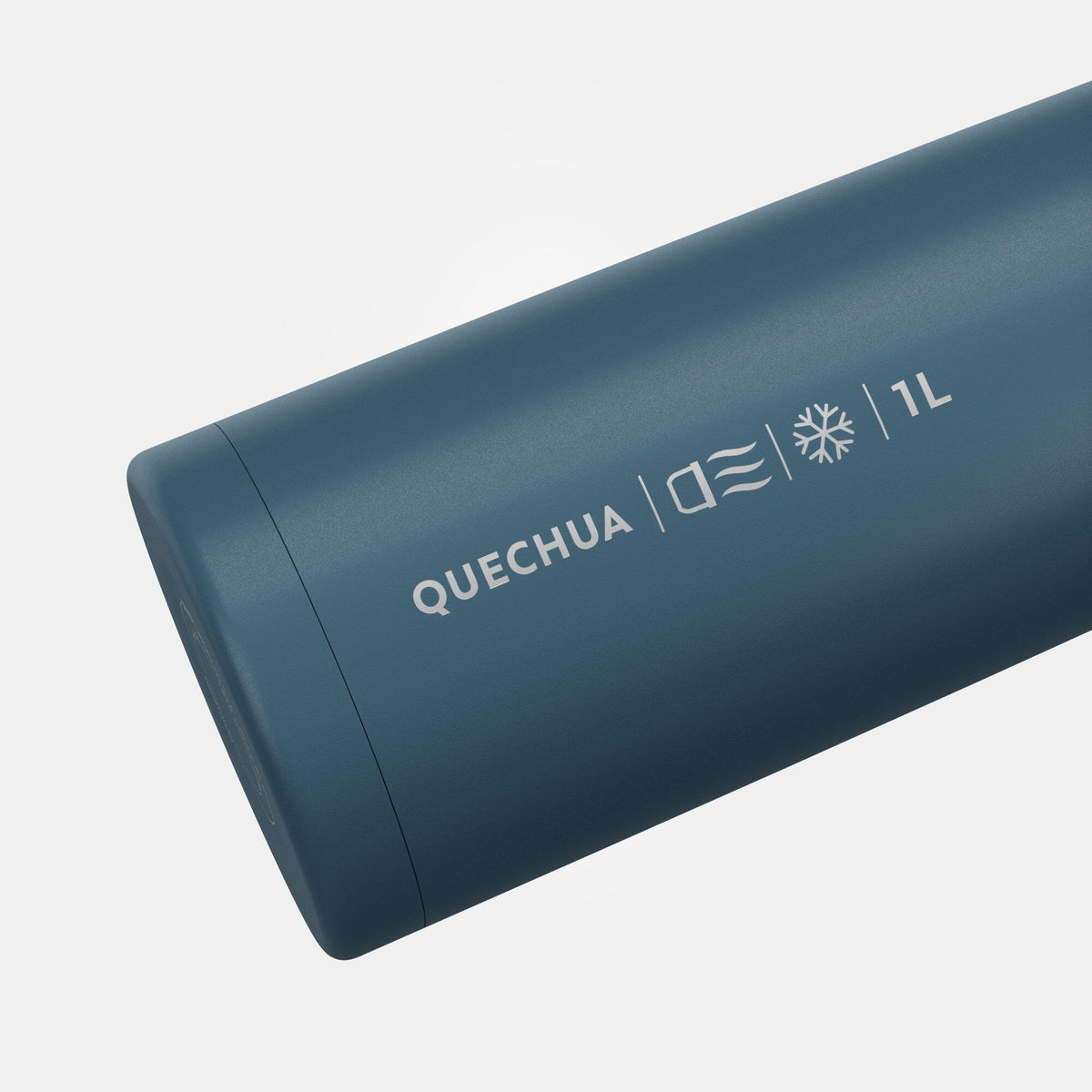 Quechua Stainless Steel Insulated Hiking Bottle 1 L Blue