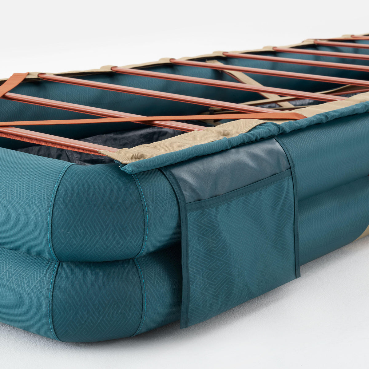 Quechua INFLATABLE CAMPING BED BASE - CAMP BED AIR + STORAGE 70 CM - 1 PERSON