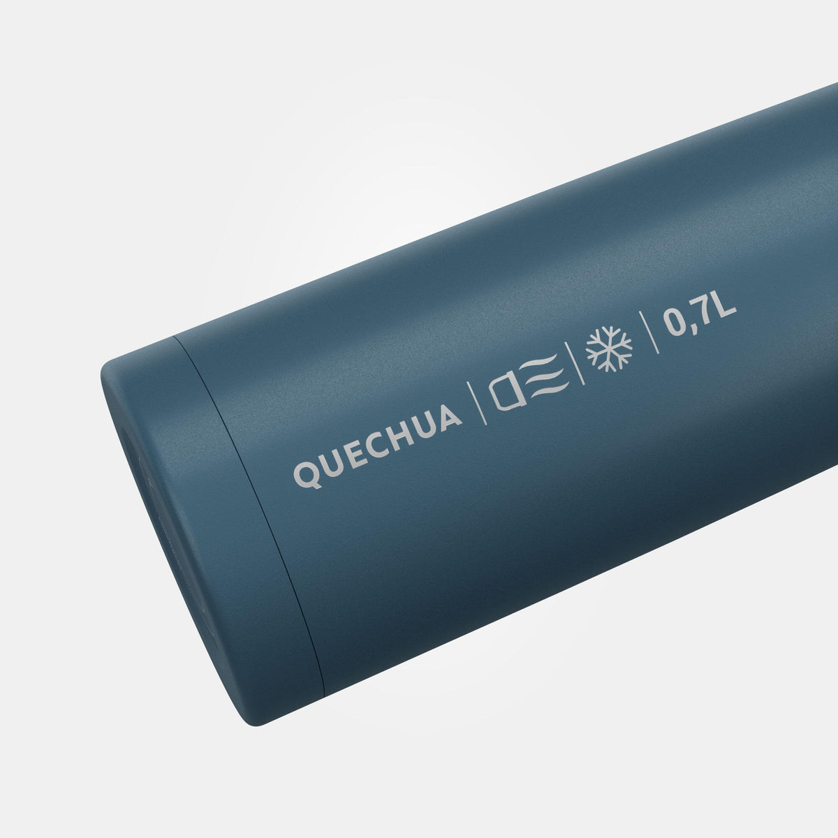 Quechua Stainless Steel Isothermal Hiking Bottle 0.7 Litre Blue