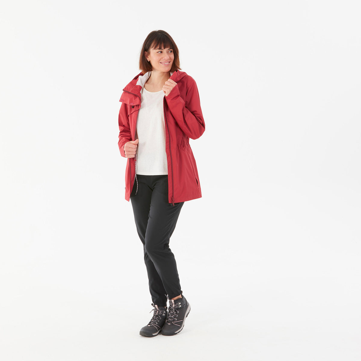 Quechua Veste Imperméable De Randonnée - NH500 Imper 