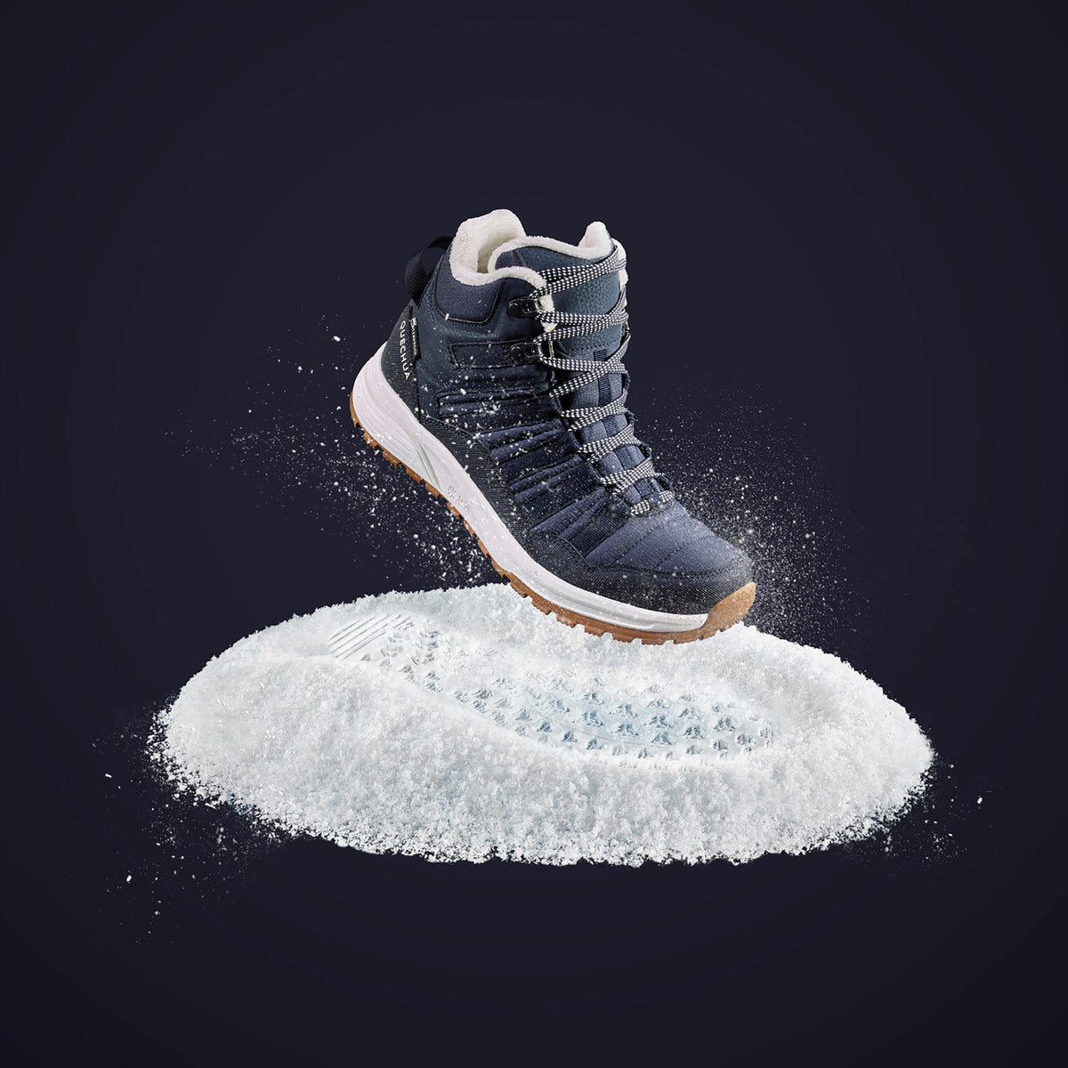 Quechua Women’s Warm Waterproof Snow Hiking Shoes - SH100 X-WARM 