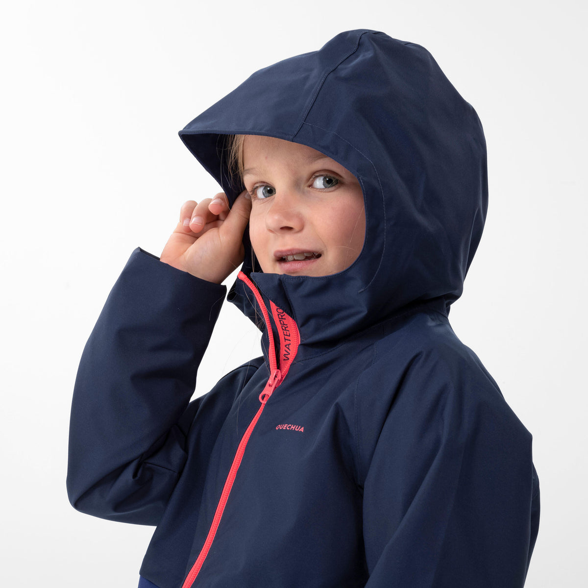 Quechua Kids’ Waterproof Hiking Jacket - MH500 Aged 7-15 