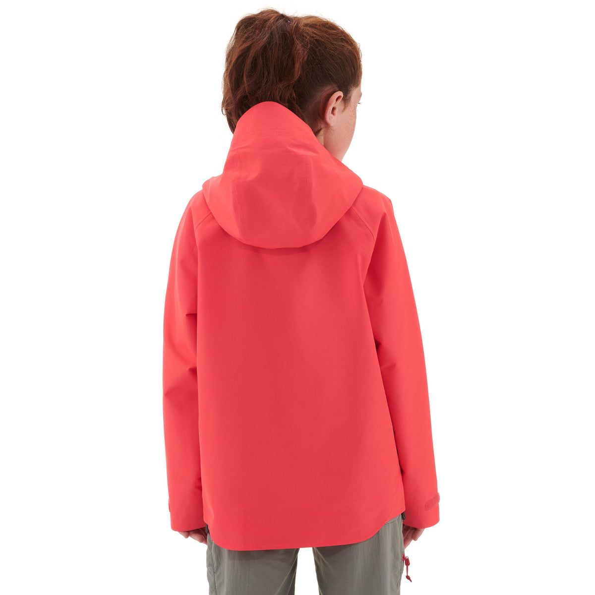 Quechua Kids’ Waterproof Hiking Jacket - MH550 - Coral - Age 7