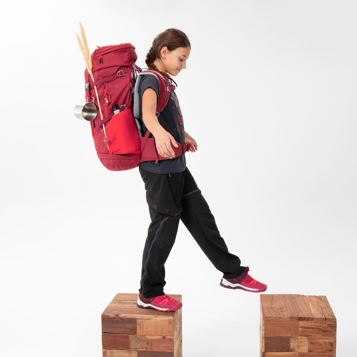 Quechua Children's Hiking/Trekking 40+10L Backpack MH500