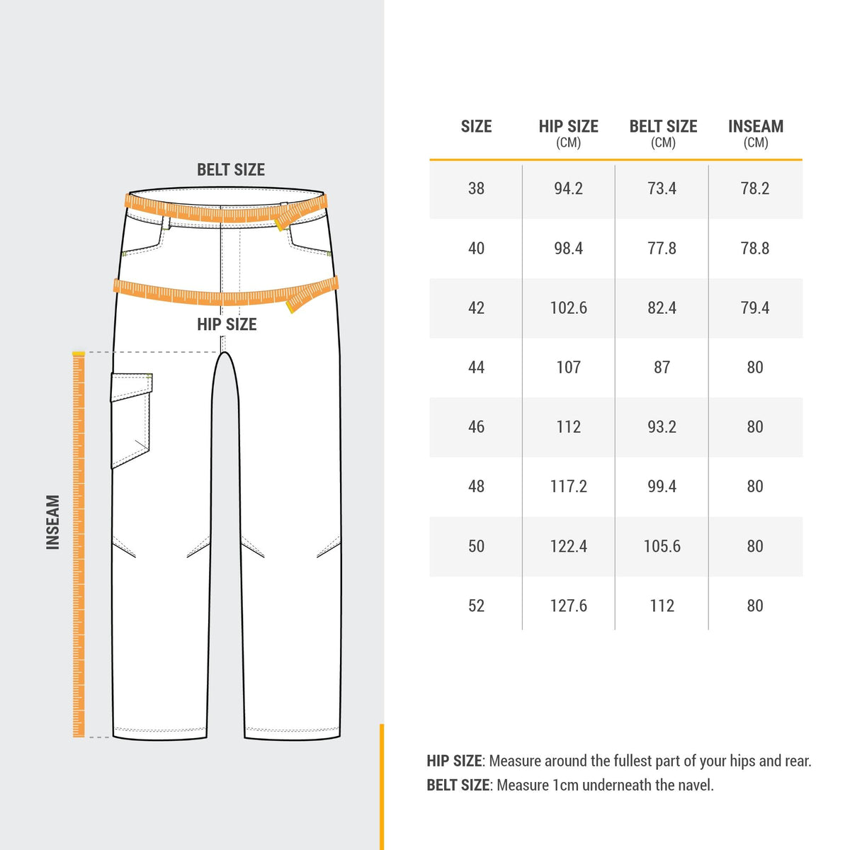 Quechua Men's Walking Trousers 