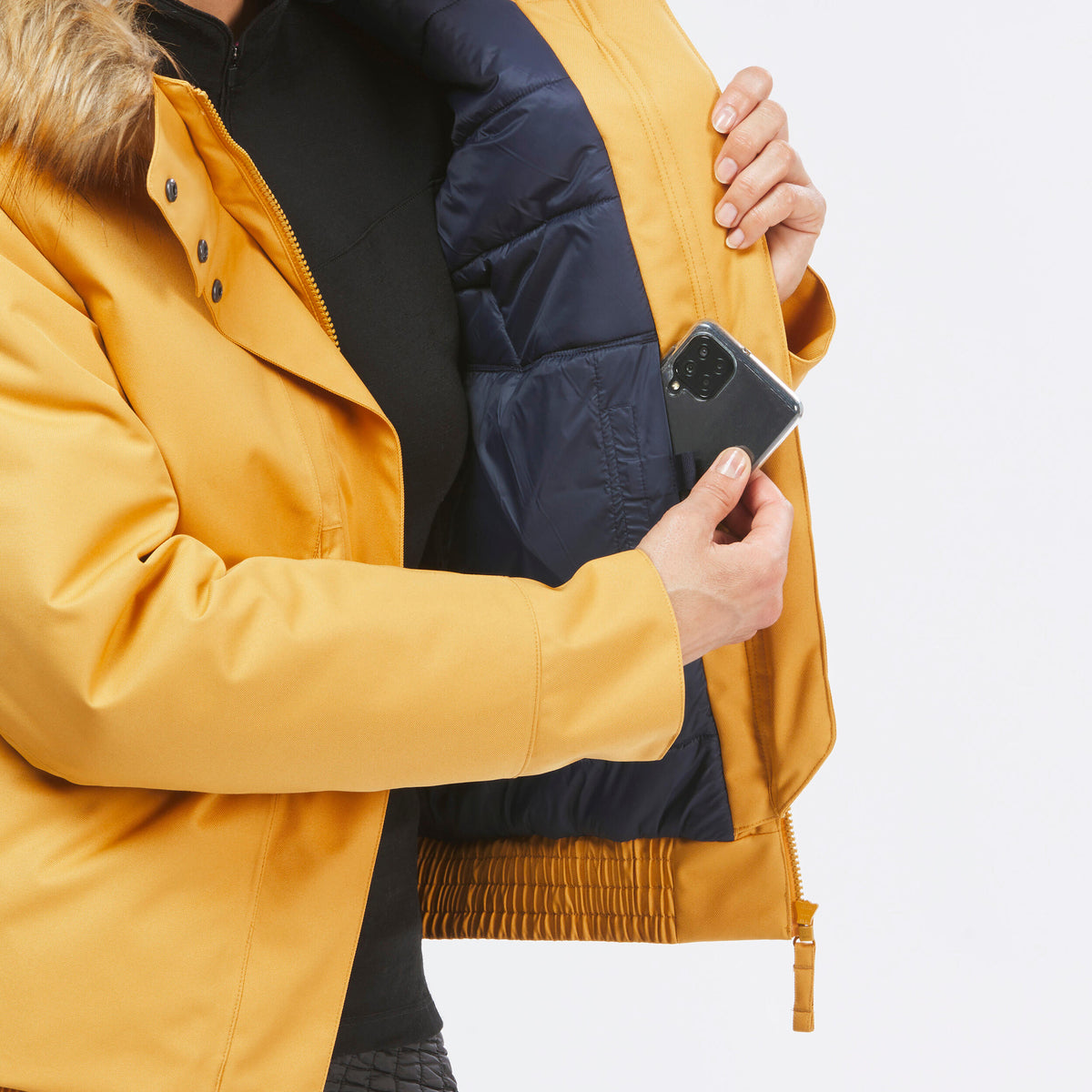 Quechua Women’s Waterproof Winter Hiking Jacket - SH500 