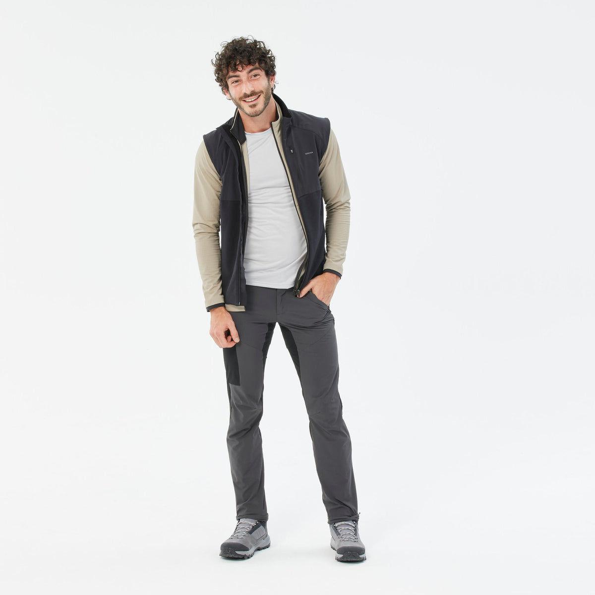 Quechua Men’s Mountain Walking Fleece Gilet 
