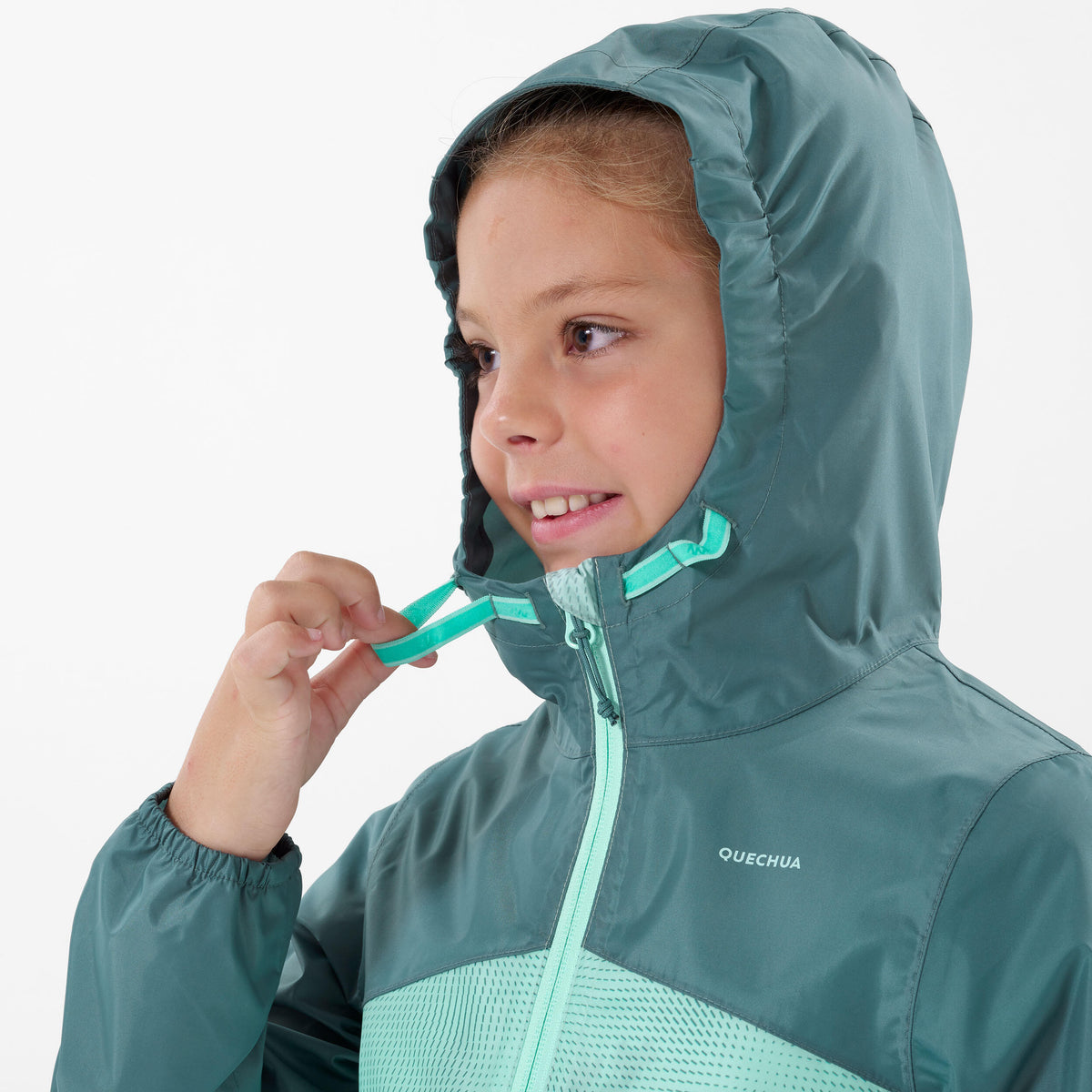 Quechua Kids' Hiking Waterproof Jacket MH150 7-15 Years 